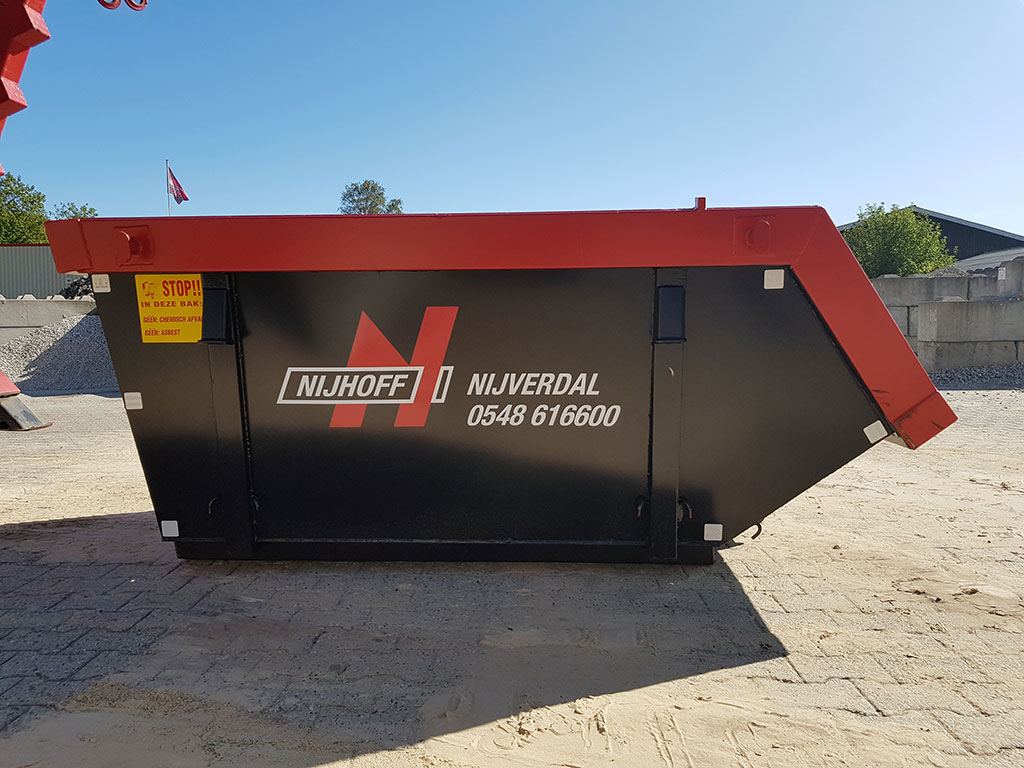 3m3 container groot | Container huren? | Nijhoff Milieu & Containerservice B.V.